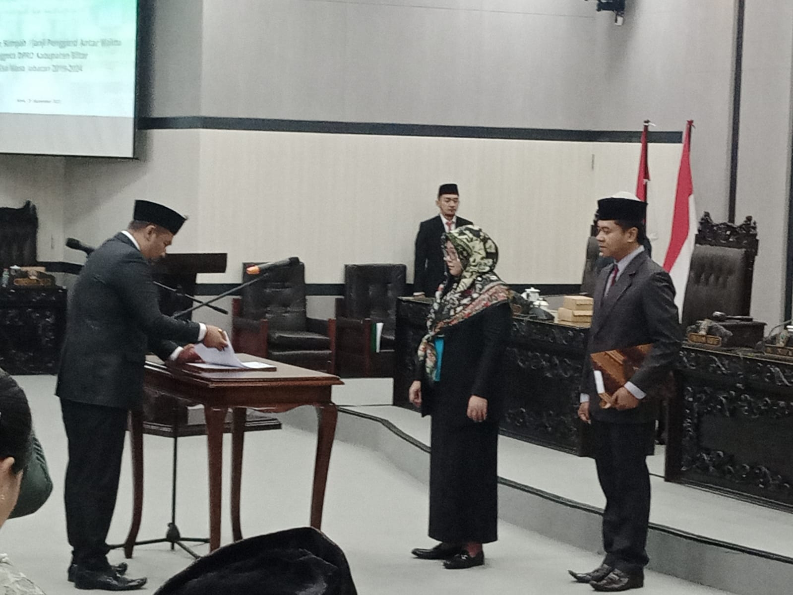 Selamat! Fredy Agung Kurniawan Dilantik Jadi PAW Anggota DPRD Kabupaten Blitar 2019-2024