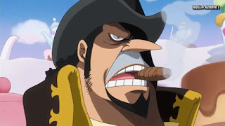 ワンピースアニメ WCI編 829話 カポネ・ベッジ | ONE PIECE ホールケーキアイランド編