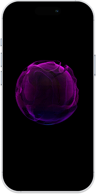 OLED Wallpaper 4K - Purple Orb