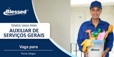 Vaga para Auxiliar de Serviços Gerais em Porto Alegre