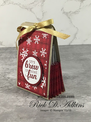 I have a cute little gift idea for you for that tea lover in your life using the Brew Some Fun Stamp Set from Stampin' Up!