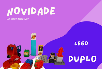 Chegou no MercadoLivre Lego Duplo Peças Avulsas Inclui.pecas Pizza Planet, Hidrante