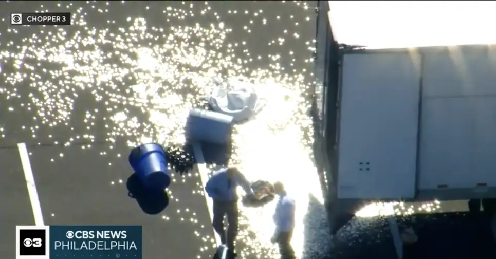 Philadelphia police say an estimated two million dimes stolen from parked trailer