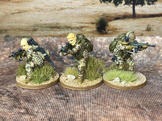 28mm Modern African Miniatures for Wargaming the Sahel: French Special Forces (1er RPIMa) from JJG Print 3D
