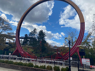 Fireball Loop Ride After Storm Damage Six Flags New England