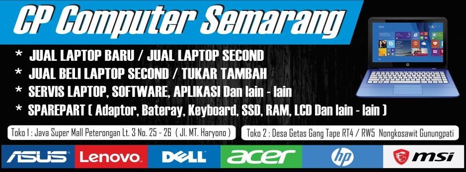 Jual Beli Laptop Semarang dan Sekitarnya [ CP Computer ]