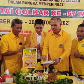 Peringati HUT Partai Golkar Ke 57 Tahun DPD Golkar Labusel Gelar Syukuran dan Bakti Sosial