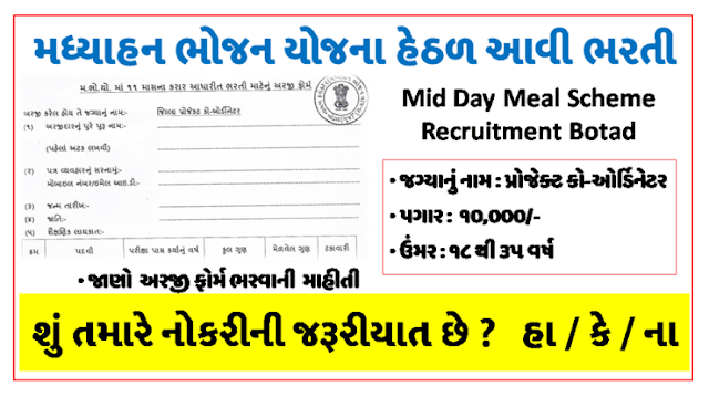 MDM Rajkot Recruitment 2021 For Coordinator And Supervisor