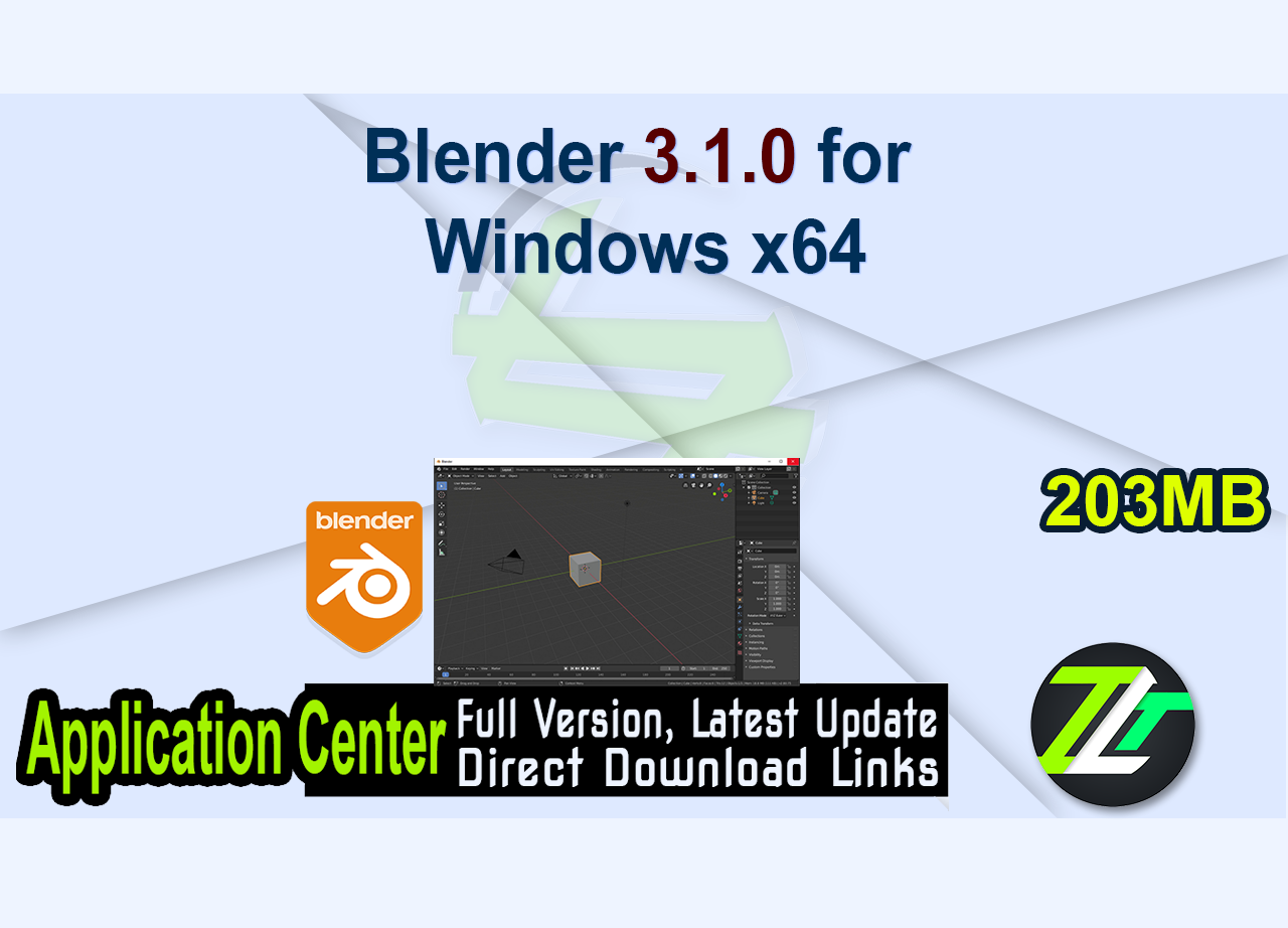Blender 3.1.0 for Windows x64