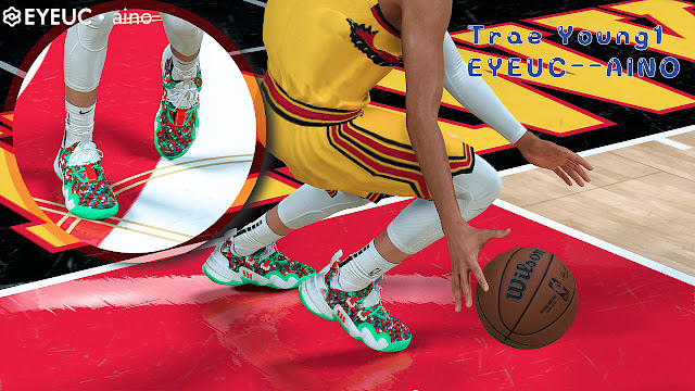 Trae Young 1 Chistmas Edition Shoes by Aino | NBA 2K22
