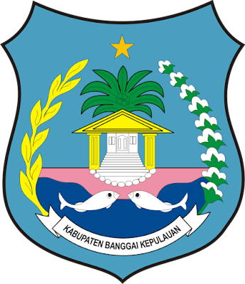 Logo / Lambang Kabupaten Banggai Kepulauan - Latar (Background) Putih & Transparent (PNG)