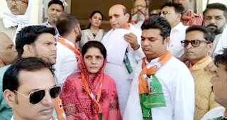 भाजपा ने निकाली जनाक्रोश रैली,बिजली कटौती समेत अन्य समस्याओं को लेकर किया धरना-प्रदर्शन