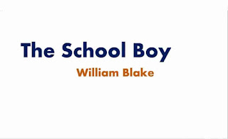 The School Boy summary line by line