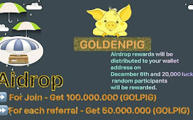 GOLDEN PIG 100 Million GOLPIG Airdrop Free!