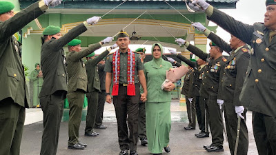 Tradisi Lepas Sambut Dandim 0103/Aceh Utara Diwarnai Suasana Haru