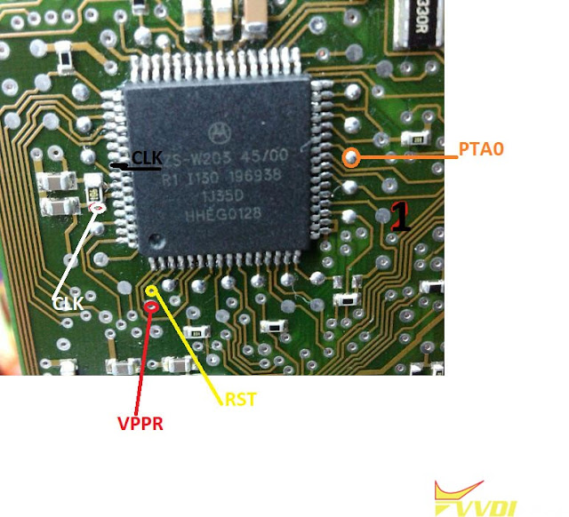 VVDI PROG W203 EZS 1J35D Full Backup Wiring Diagram 2