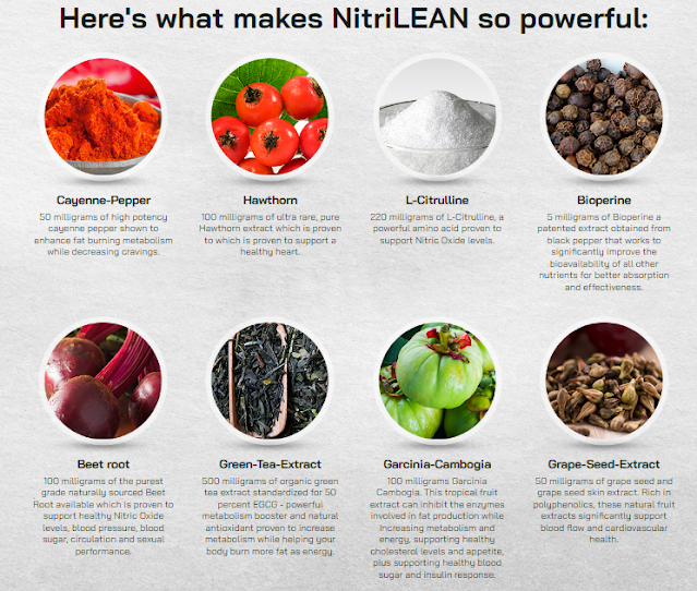 NitriLean अनुपूरक की सामग्री क्या हैं?