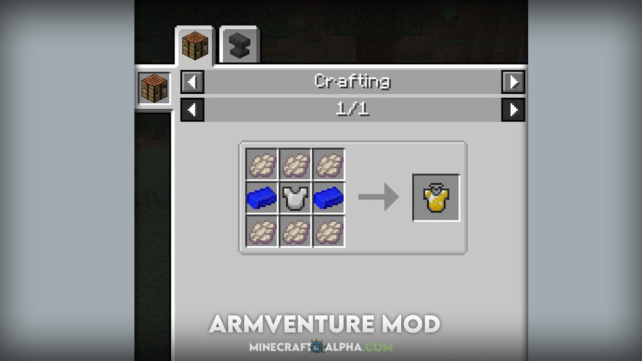 Minecraft Armventure Mod 1.18.1 (Utility Armours) Minecraft Armventure Mod 1.18.1 (Utility Armours)