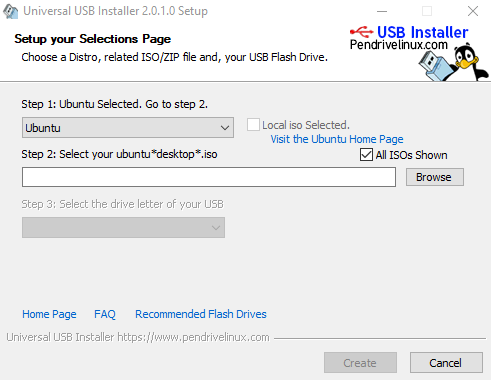 Universal USB Installer (UUI). Create a Bootable USB Flash Drive. USB Boot from Linux ISO, Portable Operating Systems, USB Windows Installers
