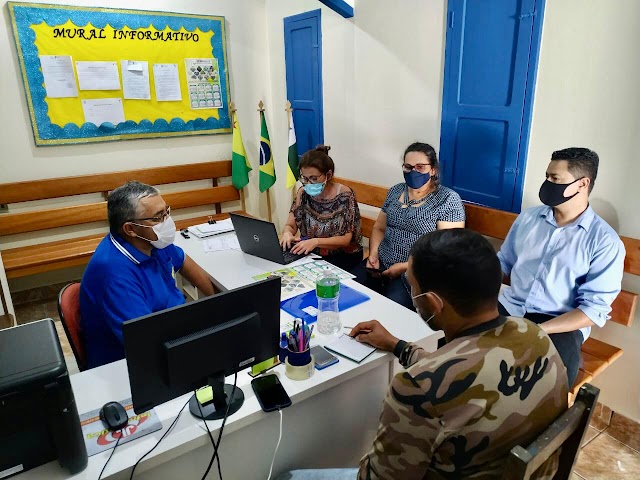 VISITA DO SEBRAE Á SECRETARIA MUNICIPAL