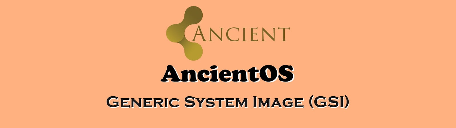 AncientOS logo banner illustration