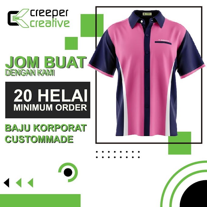 Creeper Creative merupakan syarikat pembekal dan pengeluar Uniform Custom Made