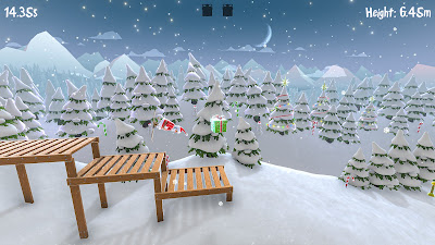 Santa's Slippery Slope game screenshot