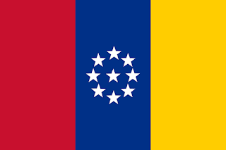 Bandera de los Estados Unidos de Colombia (1861)