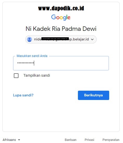 Akun belajar.id Sudah di Tautkan Namun Belum Aktif