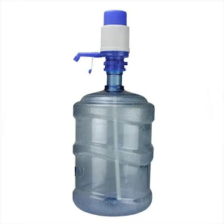 Drinking-Water Hand Press Manual Pump Dispenser Jug Home Office outdoor 5 Gallon Bottled hown - store