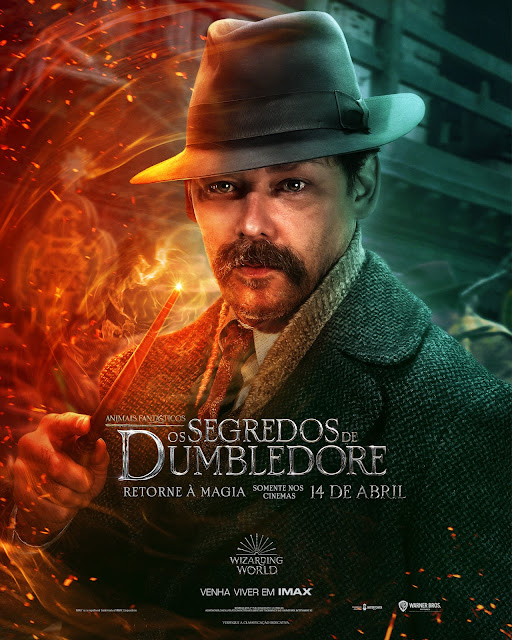 Warner Bros. divulga pôsteres nacionais dos personagens de 'Os Segredos de Dumbledore' | Ordem da Fênix Brasileira