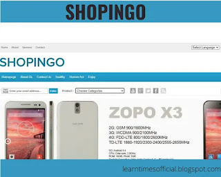 shopingo online store blogger template free download