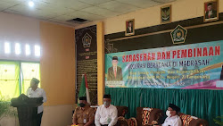 Pembinaan Moderasi Beragama Di Madrasah, Kepala Kemenag Kab Tangerang Kunjungi MTsN 7 Di Mekar Baru