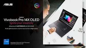 Laptop Futuristik Spesial Untuk Content Creator ASUS Vivobook Pro 14X OLED (N7400)