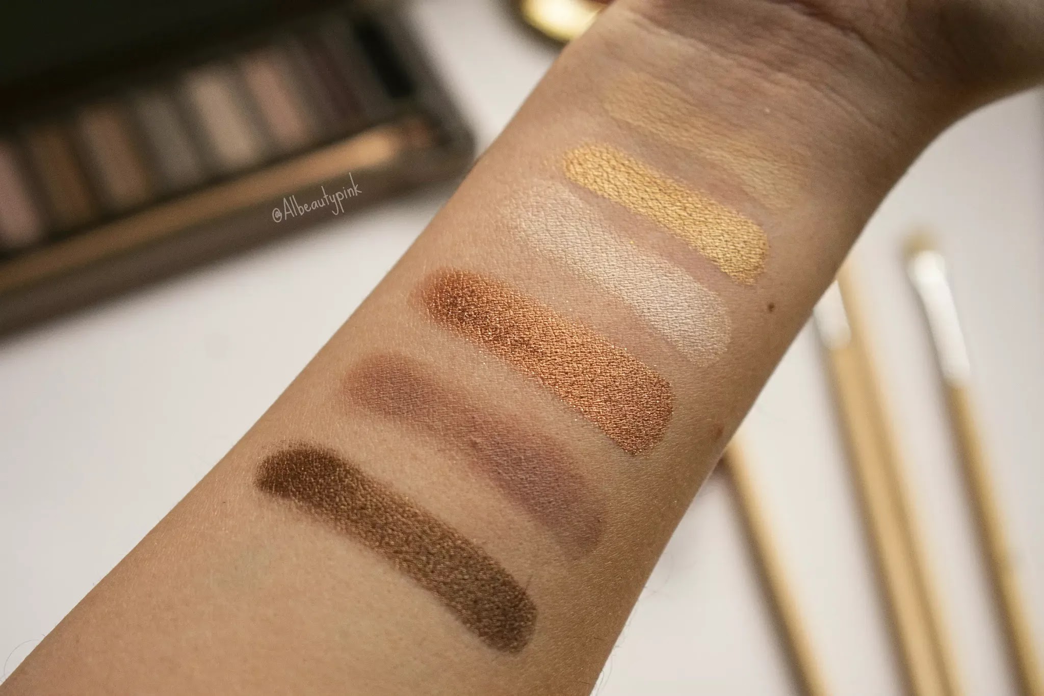 Naked 2 urban decay swatches