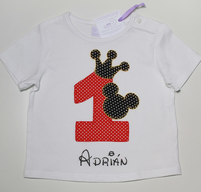 dedo Triplicar virtud cocodrilova: camiseta primer cumpleaños mickey