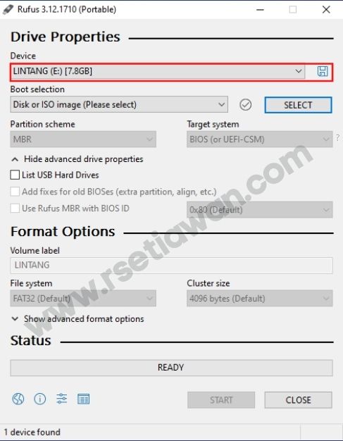 Cara membuat flashdisk bootable PROXMOX VE | Rufus