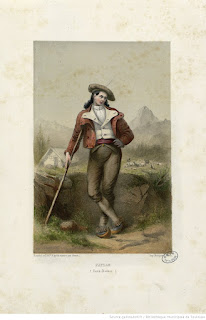 Название :  Paysan (Eaux-Bonnes) Автор  :  Gorse, Pierre (1816-1875). Illustrateur