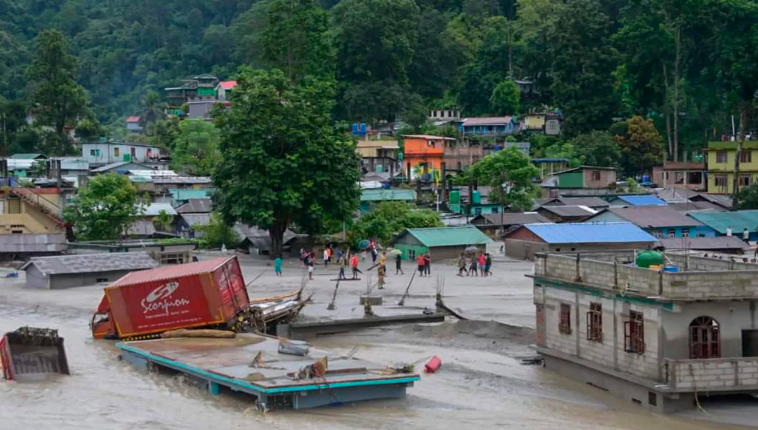  identifying it as one of the fastest swelling glacial lakes in the region with a high risk for a potential glacial outburst,