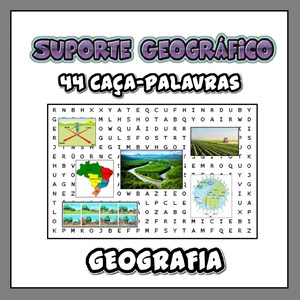 44 de Caça-Palavras de Geografia