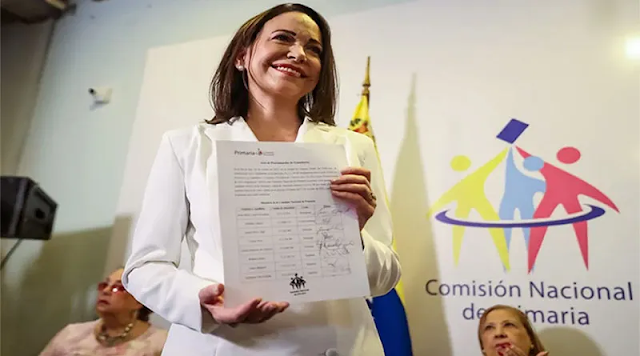 María Corina Machado es proclamada candidata opositora a la Presidencia de Venezuela