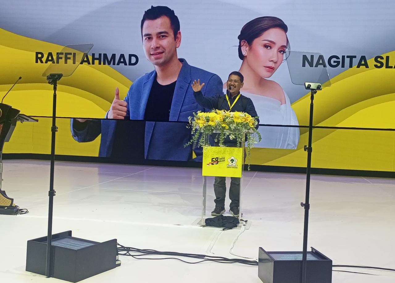 Kongres GOLKAR di JIEXPO SEWA TELEPROMPTER PRESIDENSIAL