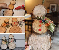 Ideas con troncos para Navidad
