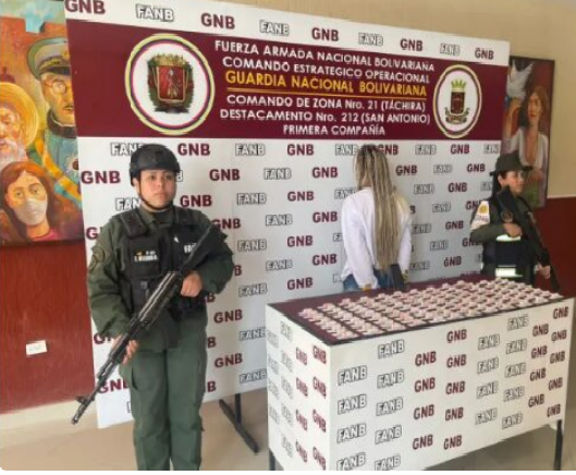 Venezuela: Detienen a mujer que traficaba drogas en Táchira