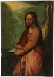 Saint John the Evangelist XVI century. Oil on panel.