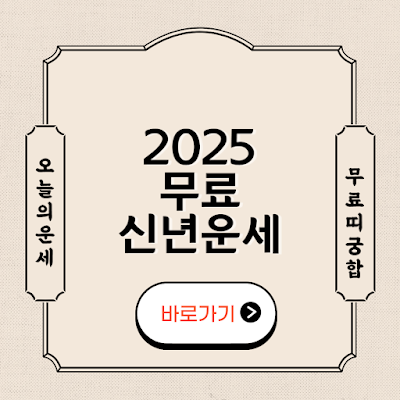 2025 무료 신년운세 새해운세 조회