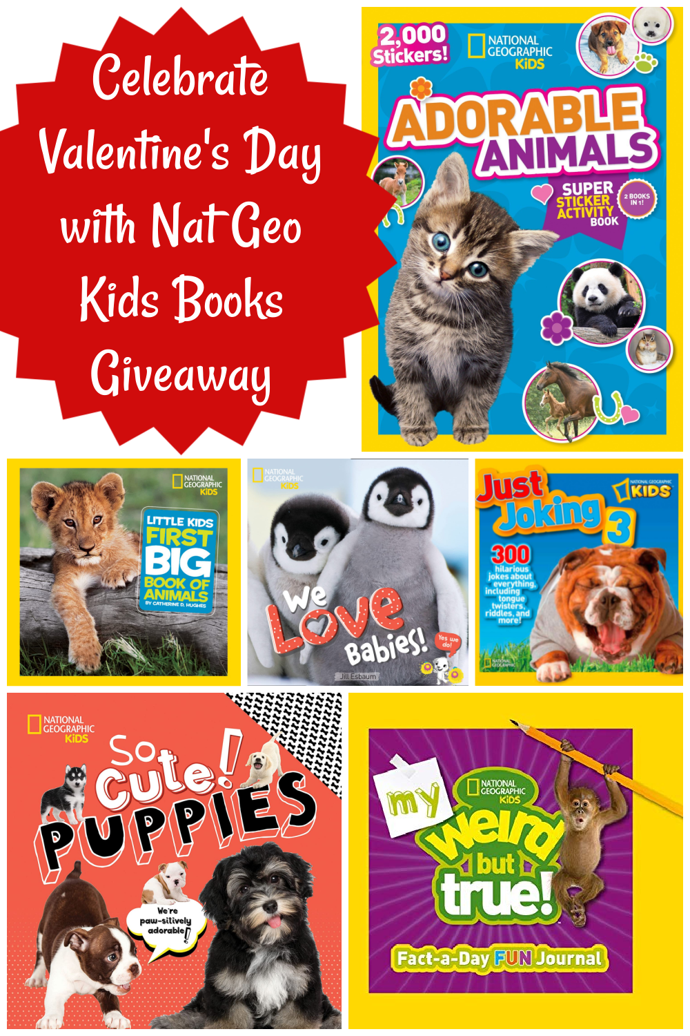 Celebrate Valentine's Day with Nat Geo Kids Books