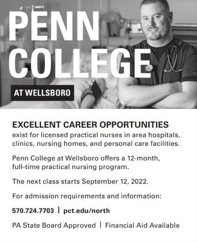 Penn College Nursing Class Starts September 12th