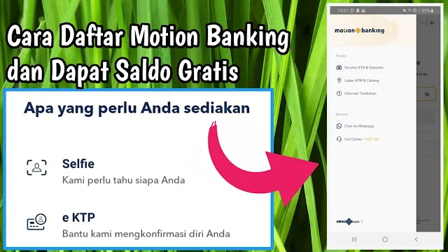 Cara Daftar Motion Banking dan Dapat Saldo Gratis