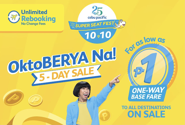 CEBU PACIFIC PISO SEAT SALE OCTOBER 2021